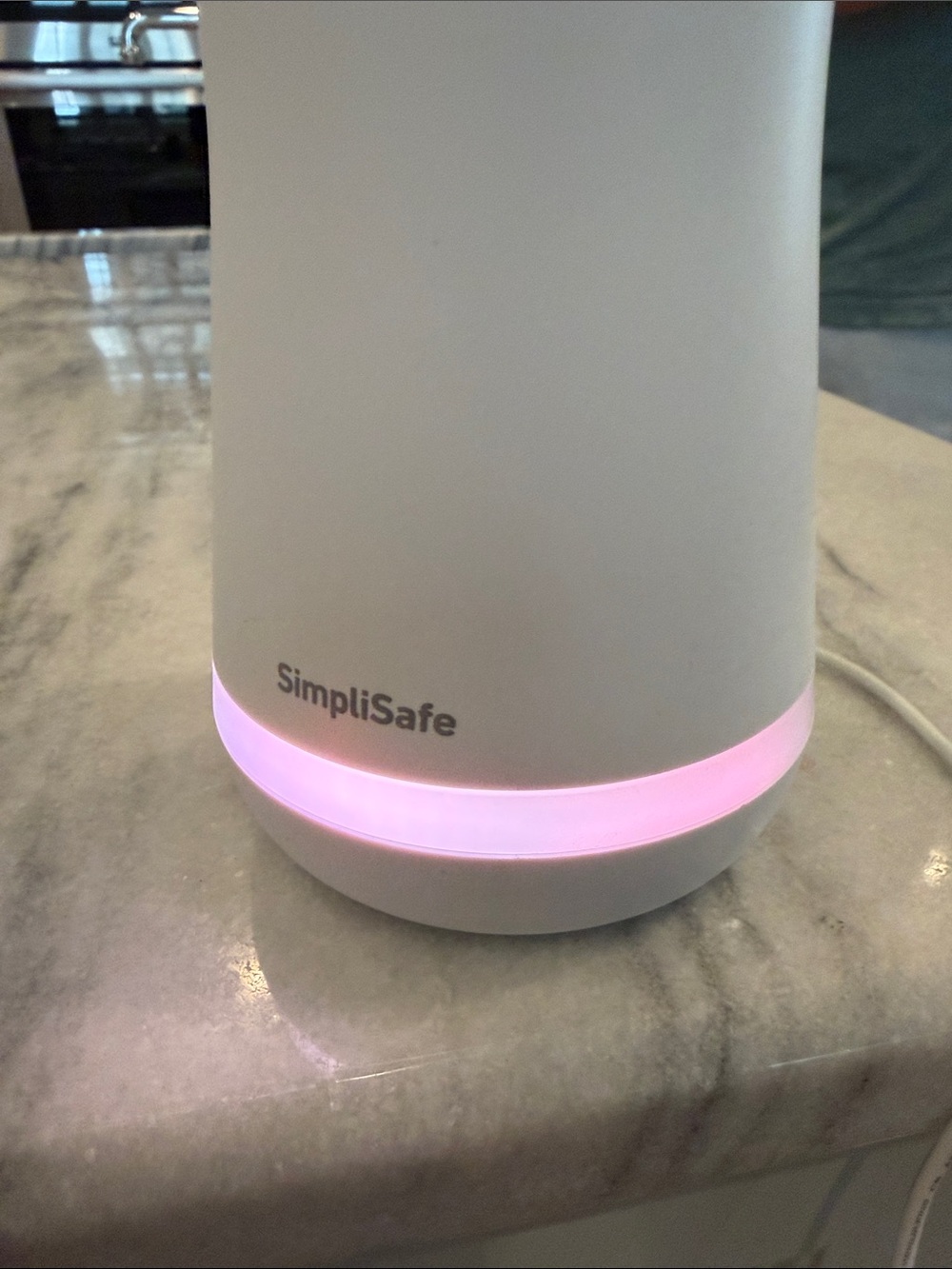 SimpliSafe White Indoor Security Siren Tower